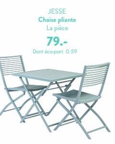 chaise pliante 