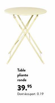 table pliante 