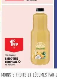 199  11  don simon smoothie tropical o  ret 5002946 