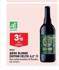 AB  DEPENDE  14,29  315  75cl  TA  CELTIC F 