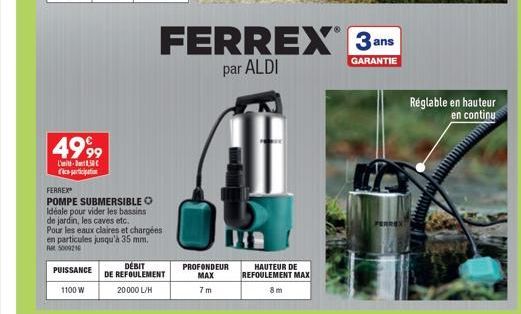 pompe submersible Ferrex