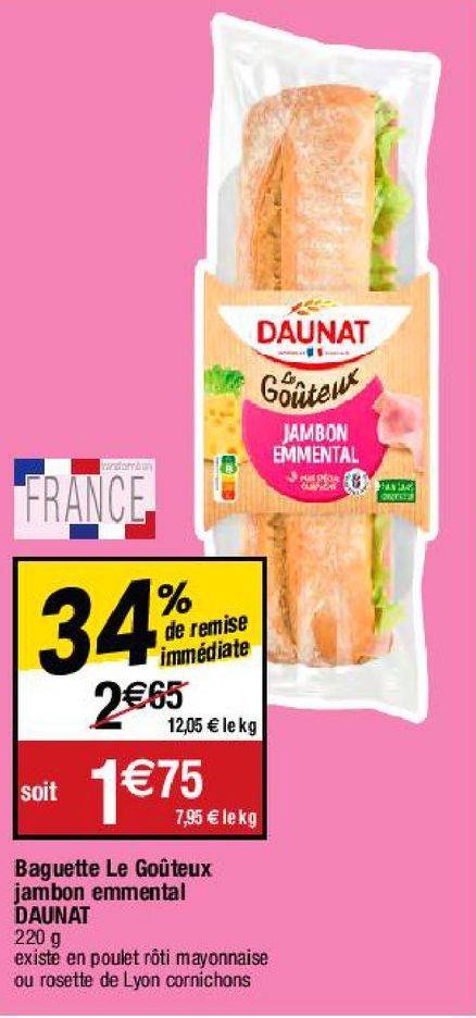 sandwichs Daunat