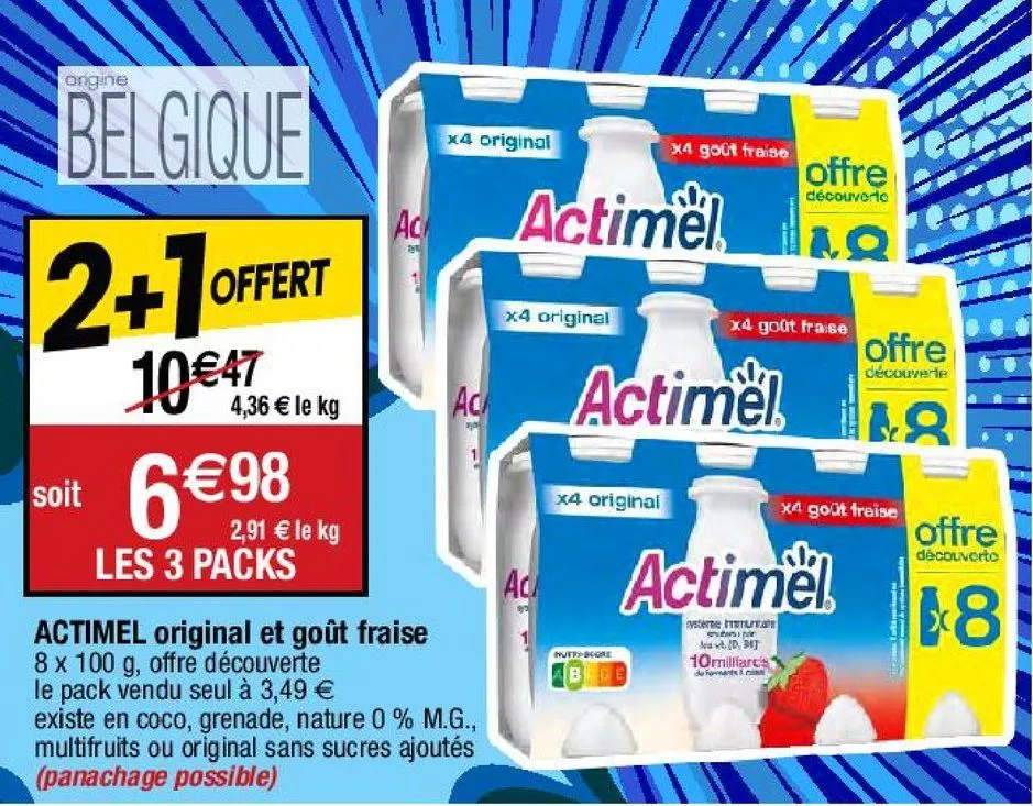 lait actimel