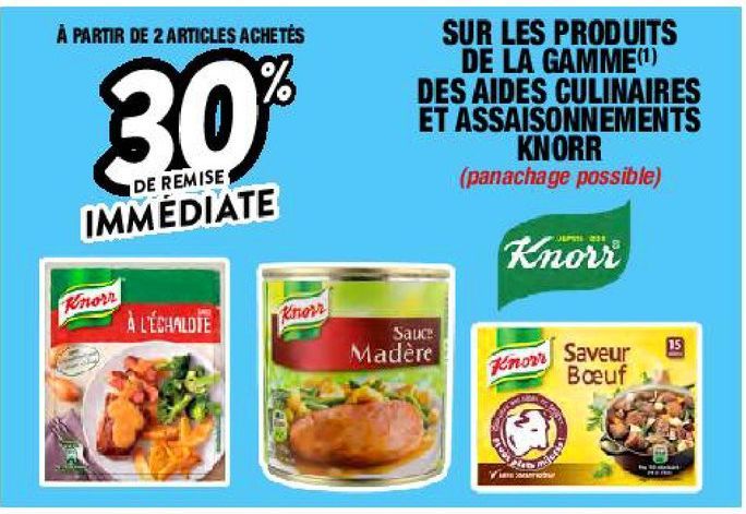 aides culinaires Knorr