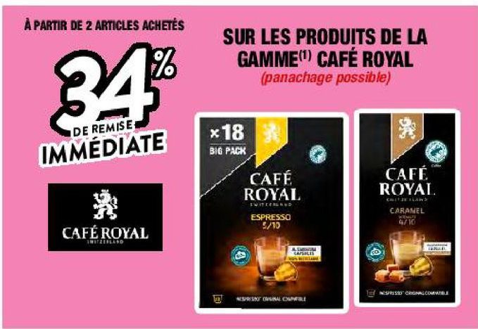 capsules de café Café Royal