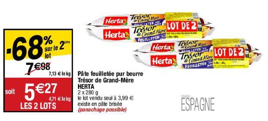 pâte feuilletée Herta