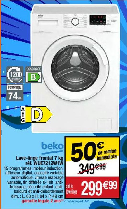 lave-linge Beko