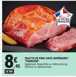 palette de porc Palette