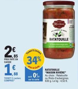 ratatouille E.Leclerc