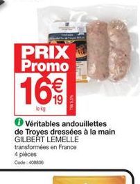 andouillettes Promo