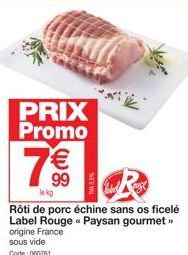 rôti de Porc échine 