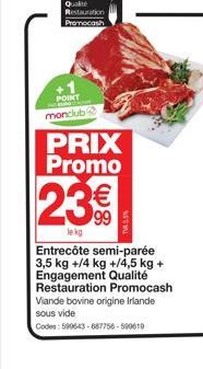 viande bovine Promo