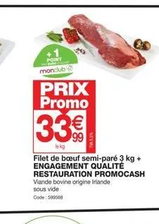 viande bovine promo