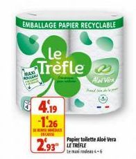 papier Le Trèfle