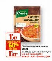 sachet Knorr