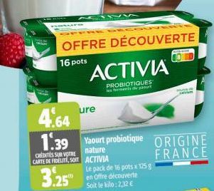 yaourt Activia