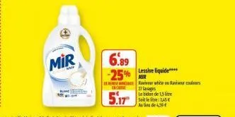 lessive liquide mir