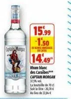 rhum blanc captain morgan
