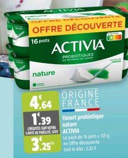 yaourt Activia