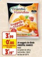 nuggets de dinde 