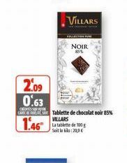 chocolat noir Villars