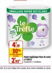 papier Le Trèfle