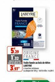 truite fumée Labeyrie