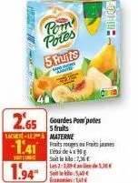 fruits pom'potes