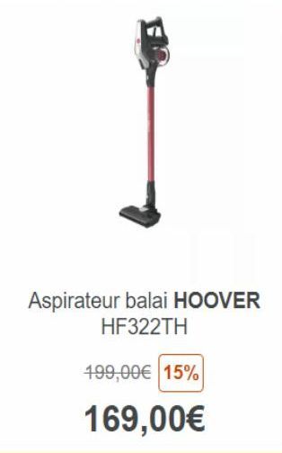 aspirateur balai Hoover