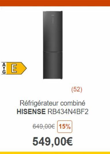 réfrigérateur combiné Hisense