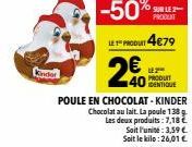 chocolat Kinder