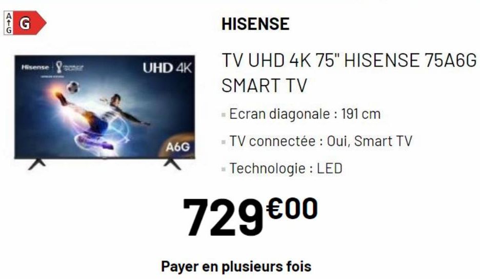 Smart tv Hisense