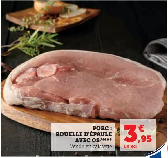 PORC : ROUELLE D'ÉPAULE AVEC OS