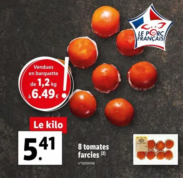 8 tomates farcies