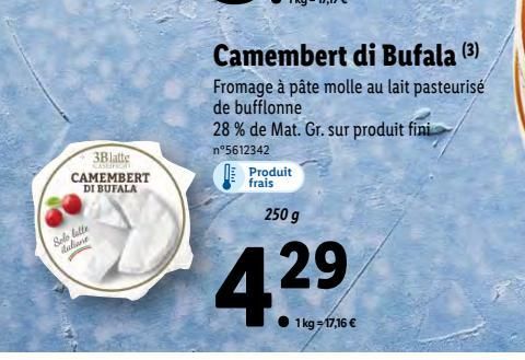 camembert di Bufala