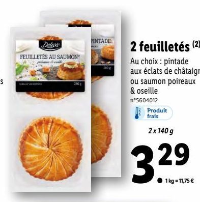 2 feuilletés