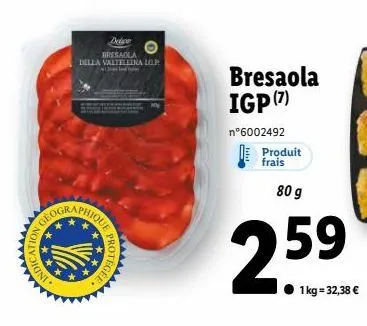 bresaola igp