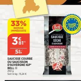 saucisse sèche Bell