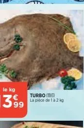 turbo (1) la pièce de 1 à 2 kg 