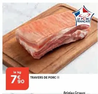 travers de porc 