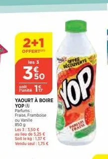 yaourt à boire yop