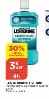 bain de bouche Listerine