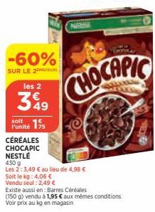 céréales Chocapic Chocapic