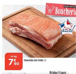 travers de porc 