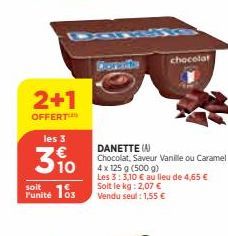 chocolat Danette