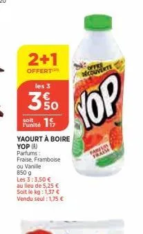 yaourt à boire yop