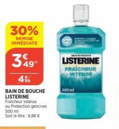 bain de bouche Listerine