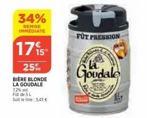 bière blonde la goudale