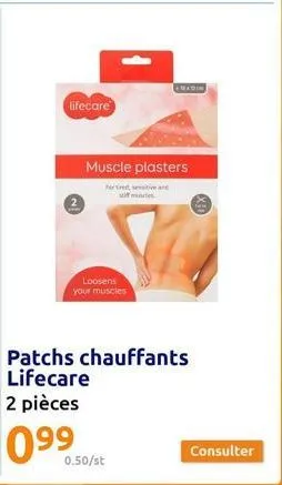 lifecare  loosens your muscles  0.50/st  muscle plasters  forred, sensitive and stiff undies  madin  consulter 
