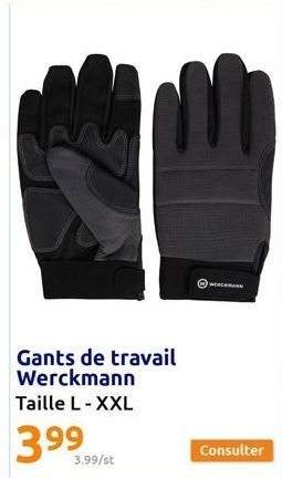 gants de travail 3M